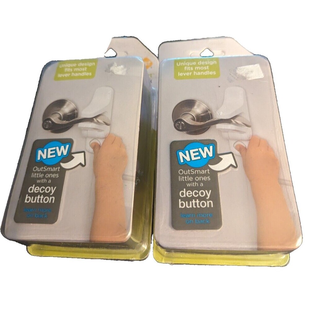 Safety 1st Baby/Kids Home Safety Childproof Outsmart Lever Handle Lock 2pk